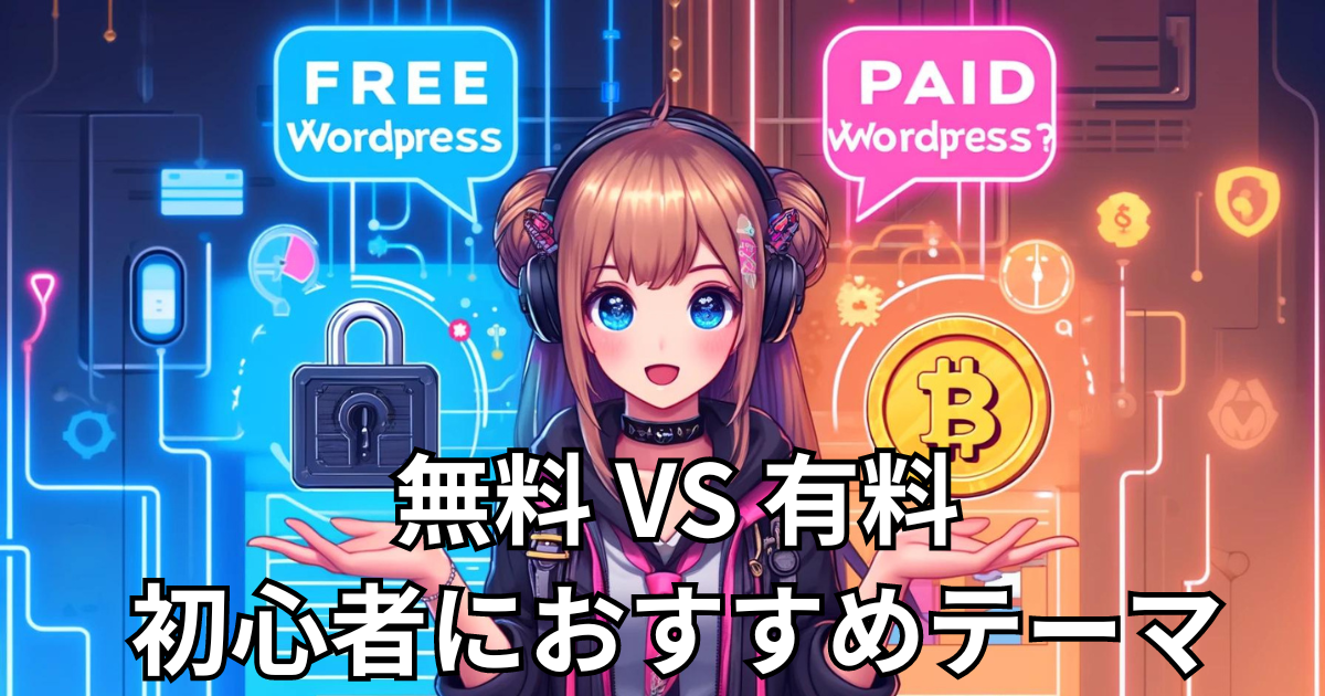 無料VS有料　初心者におすすめのテーマ